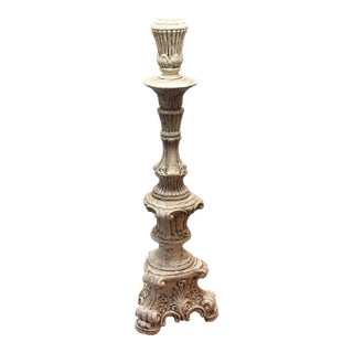 Ornate Candlestick-Style Table Lamp For Sale