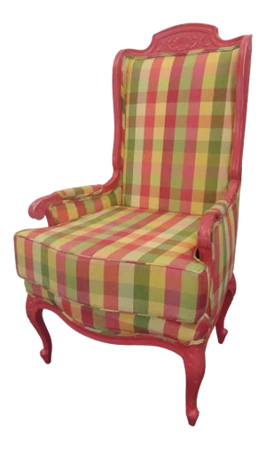 Louis XV Style Pink Painted Armchair