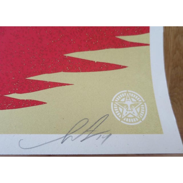 Shepard Fairey, Protect The Sacred, 2014, Handsigned Screenprint For Sale - Image 3 of 5