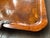 Brown Dutch Burl Wood Serving Tray For Sale - Image 8 of 11