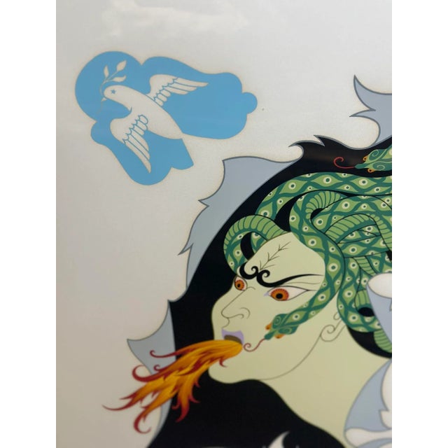 Art Deco Set of 7 Erté Lithographs of the Seven Deadly Sins, 1982 For Sale - Image 3 of 12