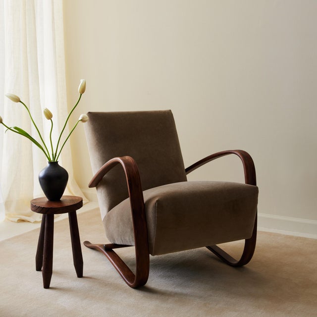 Brown Jindrich Halabala "Hr269" Bentwood Chairs, a Pair, 1930's. For Sale - Image 8 of 8