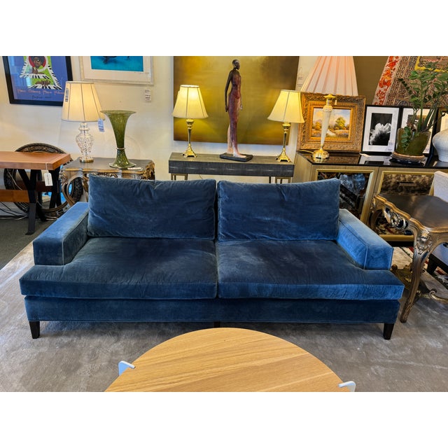 Kravet Track Arm Tuxedo Sofa For Sale - Image 10 of 15