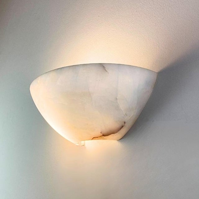 1990s Alabaster Sconce from Eclipsi, Spain, 1990s For Sale - Image 5 of 16