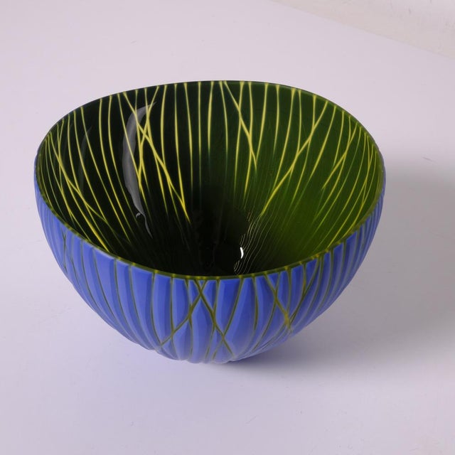 Postmodern Fili Di Arianna Vase by Monica Guggisberg and Philip Baldwin for Venini, 2000 For Sale - Image 3 of 17