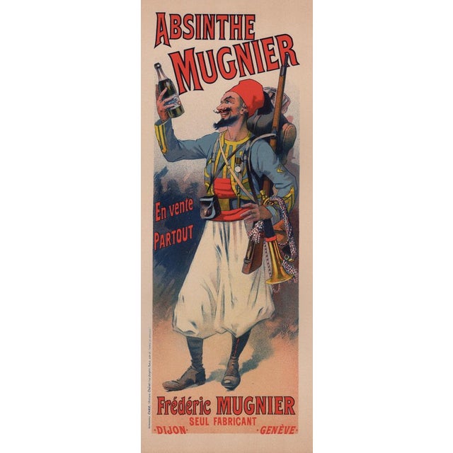 Lucien Lefèvre (1862 - 1895) Absinthe Mugnier Year of ideation: 1895 Year of printing: 1898 Lithograph on wove paper...