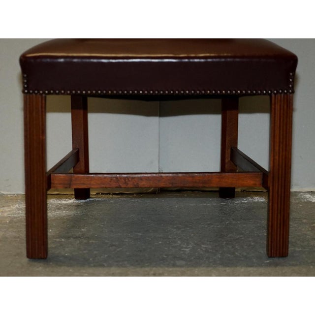 Leather Spencer House Desk Chair For Sale - Image 5 of 17