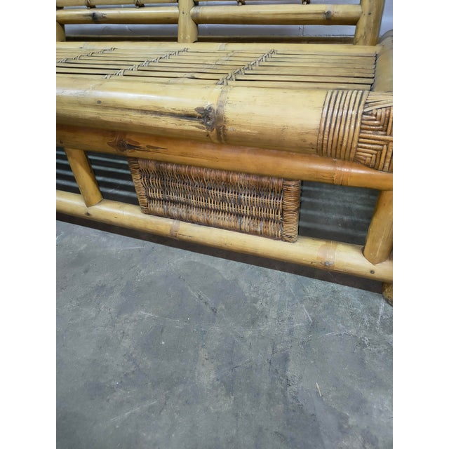 Mid-Century Bamboo Cama Sofa For Sale - Image 13 of 15