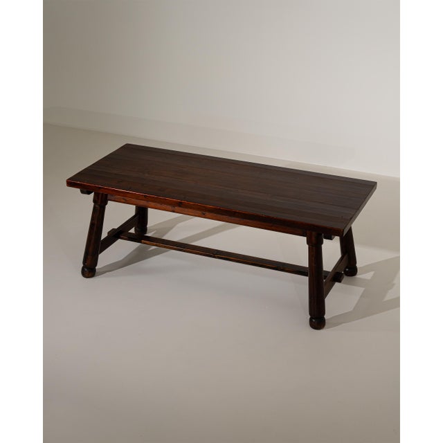 French Dining Table by Georges Robert, 1950s For Sale - Image 12 of 12