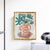 2020s Original Acrylic Painting Botanical Still Life, Colorful Floral Wall Art, Maximalist Home Decor, Framed Art, Boho Eclectic Painting 13x16 For Sale - Image 5 of 5