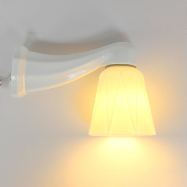 Bathroom Wall Light, 1940s For Sale - Image 6 of 7