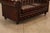 Brown Chesterfield Style Tufted Brown Leather Sofa For Sale - Image 8 of 18
