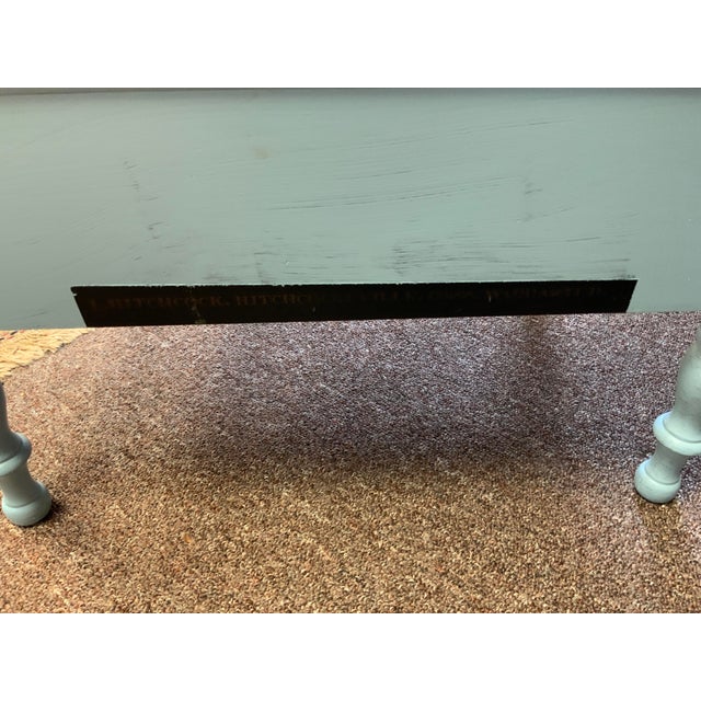 Late 20th Century Late 20th Century Hitchcock Painted Side Table For Sale - Image 5 of 7