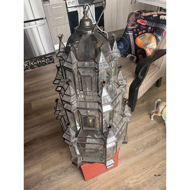 1970s Extra Large Moroccan Chandelier For Sale - Image 11 of 18