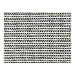 Designer Denim Navy Blue White Nautical Woven Stripe Upholstery Fabric