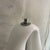 Metal Space Age Table Lamp with Curved Opal Glass Shade and Two Lights attributed to Mazzega For Sale - Image 7 of 12