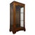 A handsome and finely crafted 20th-century display cabinet, beautifully finished in richly figured burr walnut and...