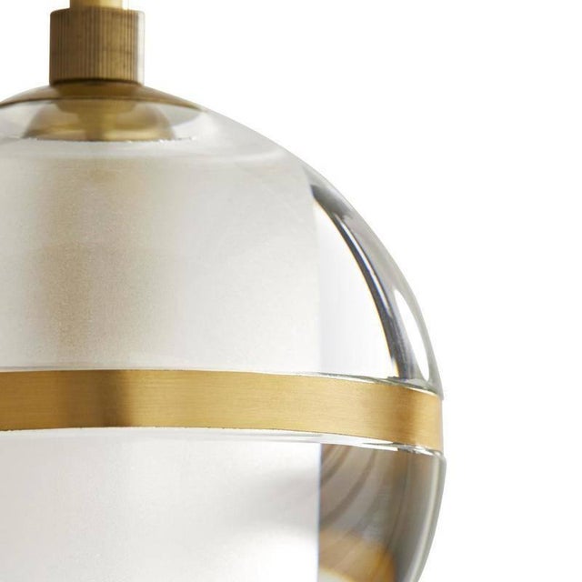 Metal Arteriors Home Noble Pendant For Sale - Image 7 of 9