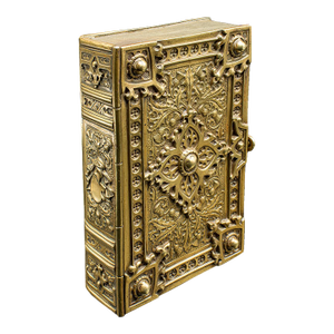 Antique Personal Diary Repository, Scottish, Brass, Keepsake Case, Victorian