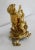 Sculpture in gilded bronze, forming a centerpiece, representing an allegory of summer, in the form of two putti playing on...