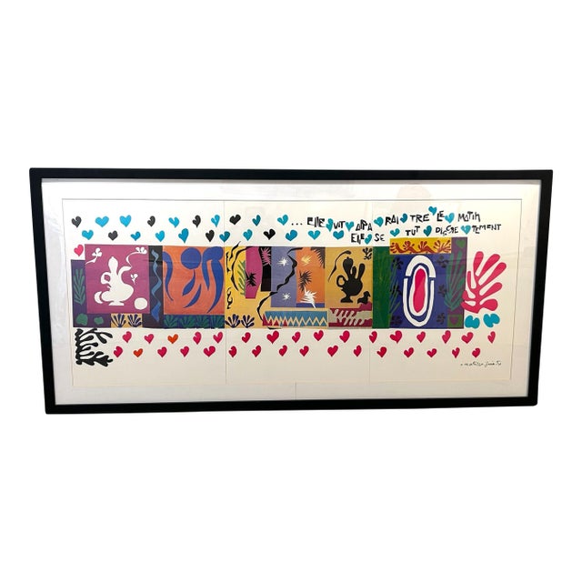 Massive Henri Matisse: The Thousand and One Nights Framed Lithograph For Sale