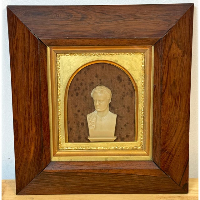 Wax Portrait of William Motherwell, Scottish Poet (1797-1835) by John Fillans John Fillans (Scottish, 1817-1867) A museum-...