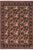 Elegant FLoral David Pak-Persian Black/Green Wool Rug - 8'1'' X 10'1'' For Sale - Image 9 of 9