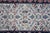 Textile Vintage Hand-Knotted Oriental Floral Wool Area Rug Ivory Cream Midnight 3x5 For Sale - Image 7 of 12