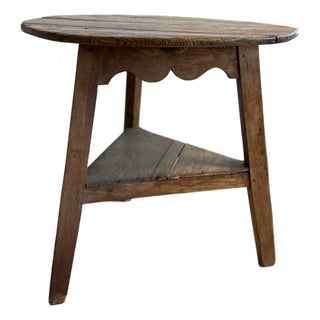 English Georgian Pine Cricket Table For Sale