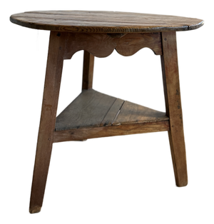 English Georgian Pine Cricket Table