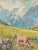 Cesare Bentivoglio, Mountain Landscape, 1920s, Oil on Canvas For Sale - Image 13 of 18