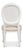 2020s Cane Back Dining Chairs in White with Taupe Velvet, Sets of 2 For Sale - Image 5 of 11