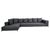 George Large L-Shaped Sectional Sofa in Charcoal by Antonio Citterio for B&B Italia For Sale - Image 6 of 7