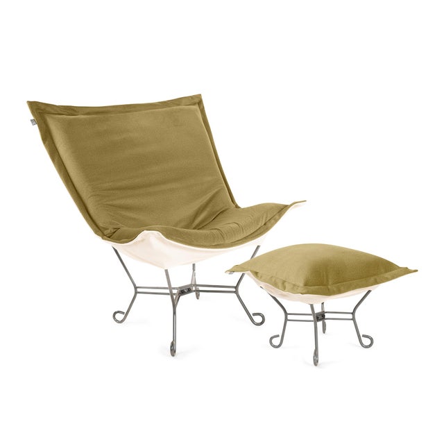 Puff Chair Complete Qivuit Green For Sale In Chicago - Image 6 of 7
