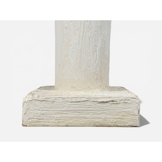 Jean-Michel Frank Style, Monumental Torchiere Lamps, Plaster, 20th C. For Sale - Image 11 of 11