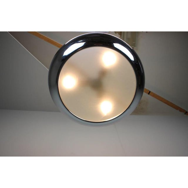 UFO Pendant Lamp attributed to Josef Hurka for Napako, Former Czechoslovakia, 1930s For Sale - Image 10 of 12