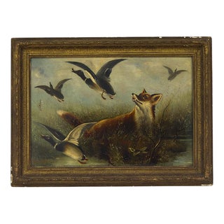 English Artist, Hunting Scene, Oil Painting For Sale