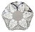 Art Deco Sterling Silver Trinket Dish by William Adams, Birmingham, 1932 For Sale