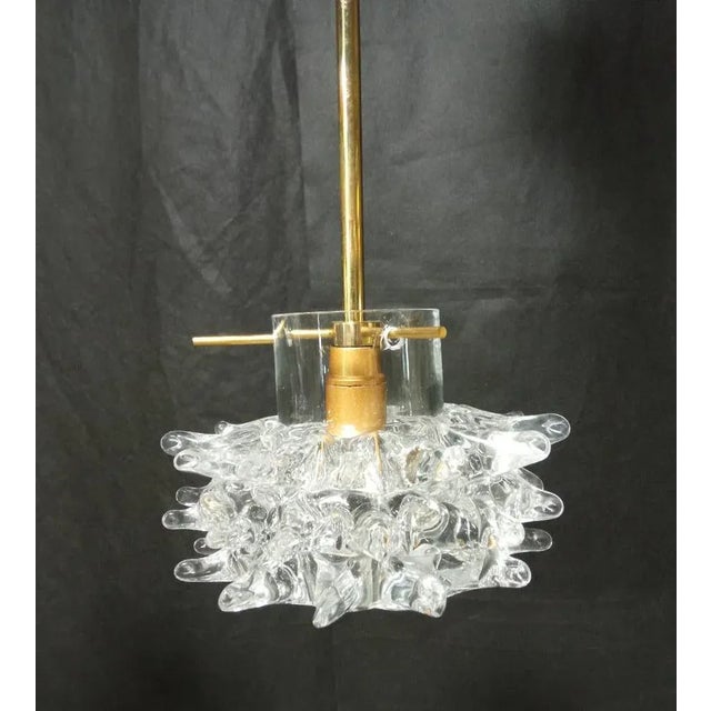 Murano Glass Suspension Lights, 1980s, Set of 3 For Sale - Image 4 of 12