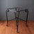 French Art Deco Black Wrought Iron Outdoor Patio Garden Table For Sale - Image 17 of 18