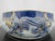 Chinese Export Canton Blue Nanking Village Armorial Porcelain Serving Bowl For Sale - Image 13 of 14