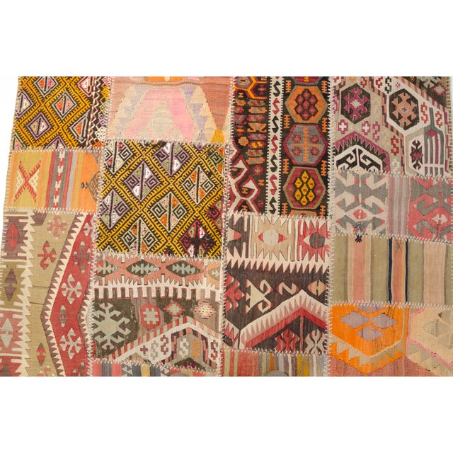 Oushak Vintage Anatolian Rug For Sale - Image 9 of 11