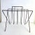Tony Paul Mid Century Modern 1950s Magazine Rack Black Metal Holder For Sale - Image 4 of 9