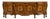 Vintage French Provincial Walnut Credenza Buffet Sideboard Carved Rococo 79" For Sale