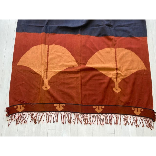 Andrianna Shamaris Minimalist Antique Hand Woven Cotton Textile For Sale - Image 12 of 18