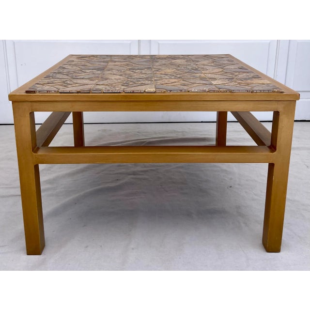 Vintage Drexel "Precedent" Tile-Top Square Coffee Table For Sale - Image 10 of 12