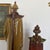 Ceramic Mid 20th Century Pair of Monumental Asian-Inspired Glazed Ceramic Court Figures For Sale - Image 7 of 12