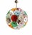 Not Yet Made - Made To Order Sputnik Pendant Light with 51 Flowers in Multicolored Glass and Burnished Brass from Justfurnituress SRL For Sale - Image 5 of 11