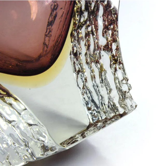 1960s Italian Murano Sommersed Vase by Alessandro Mandruzzato, 1960s For Sale - Image 5 of 10