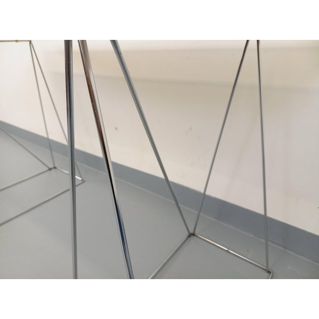 1970s Vintage Desk in Smoked Glass and Chrome Metal, 1970s For Sale - Image 5 of 18